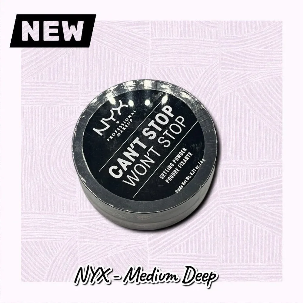 New – NYX Professional Makeup Can’t Stop Won’t Stop Setting Powder | Shade: Medi